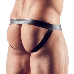 Svenjoyment Jockstrap MUNIX Imitation Vinyle Noir